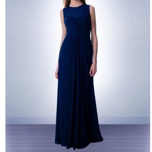 Bill Levkoff 997 Sheer Chiffon Bridesmaid Gown